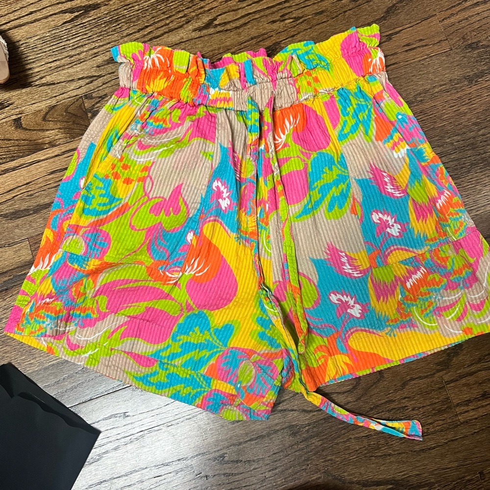 Colorful High Waist Women's Shorts